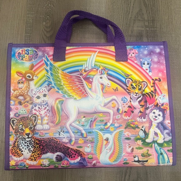 Lisa Frank Tri-Fold Art Storage Case w/ Extras - Picture 1 of 7